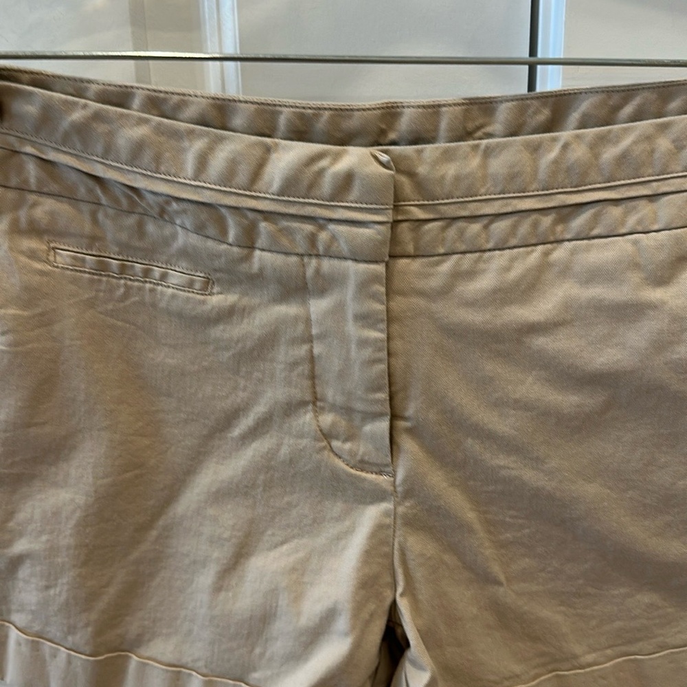 3/$15 Harve Benard Tan Shorts Tailored Fit 98% Cotton Sz 10 - Picture 2 of 7